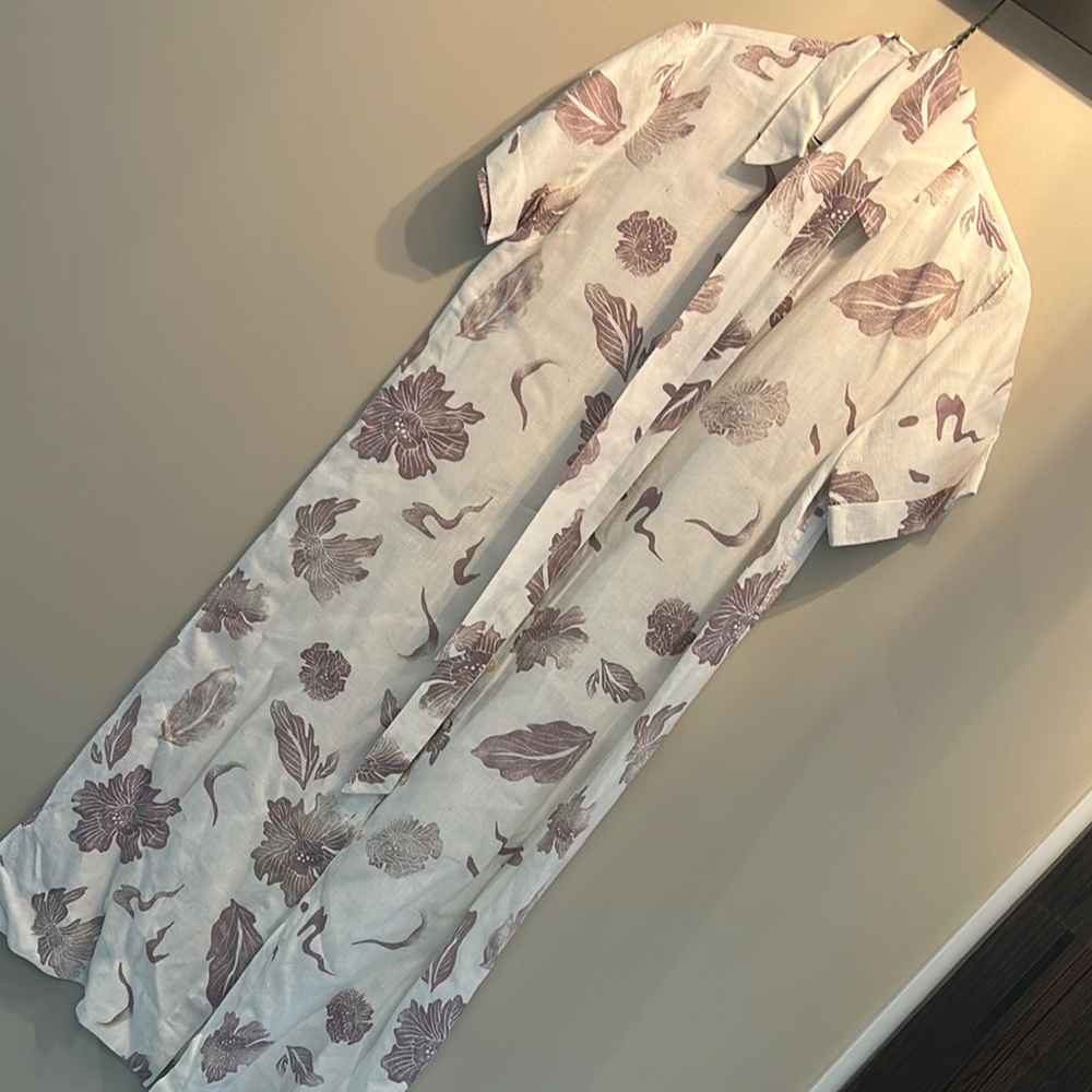 Floral Print Short Sleeve Dress